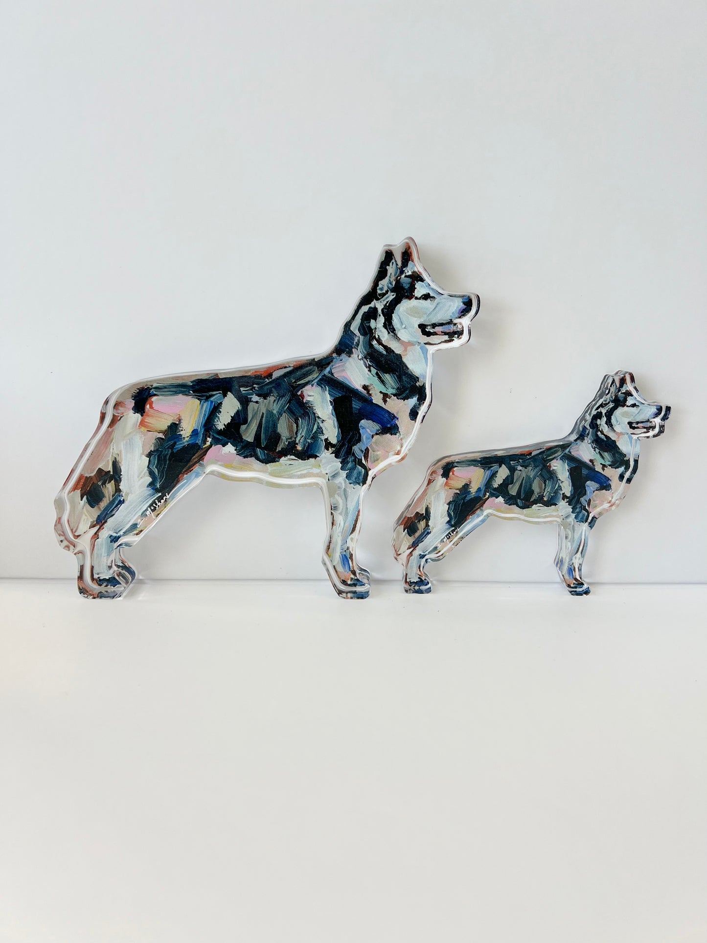 "Siberian Husky" acrylic