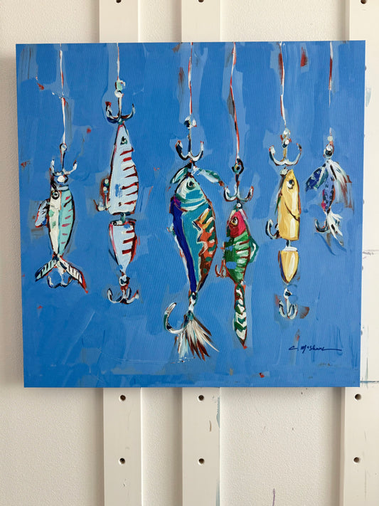 "Hooked On You" canvas print
