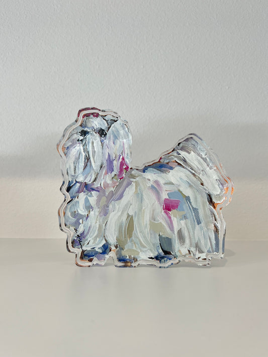 "Maltese Long Haired" acrylic