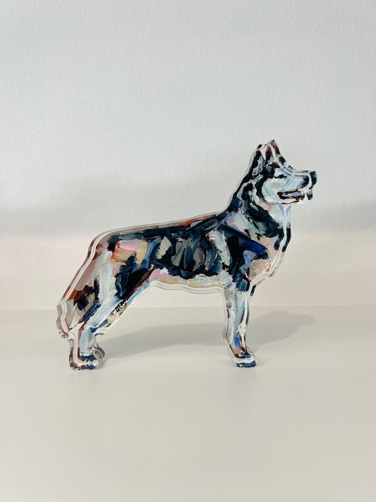 "Siberian Husky" acrylic