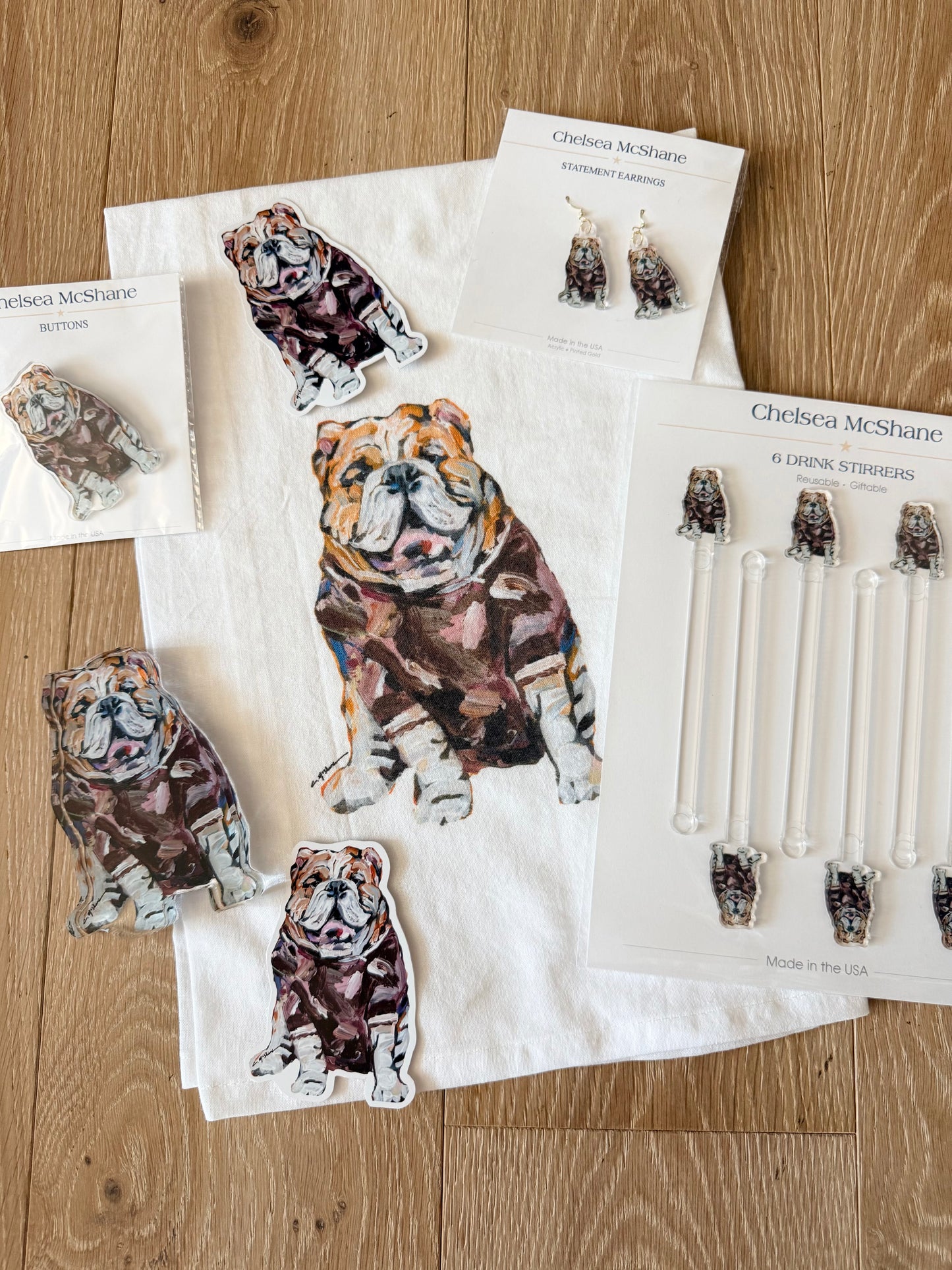 Bulldog Maroon Gift Pack