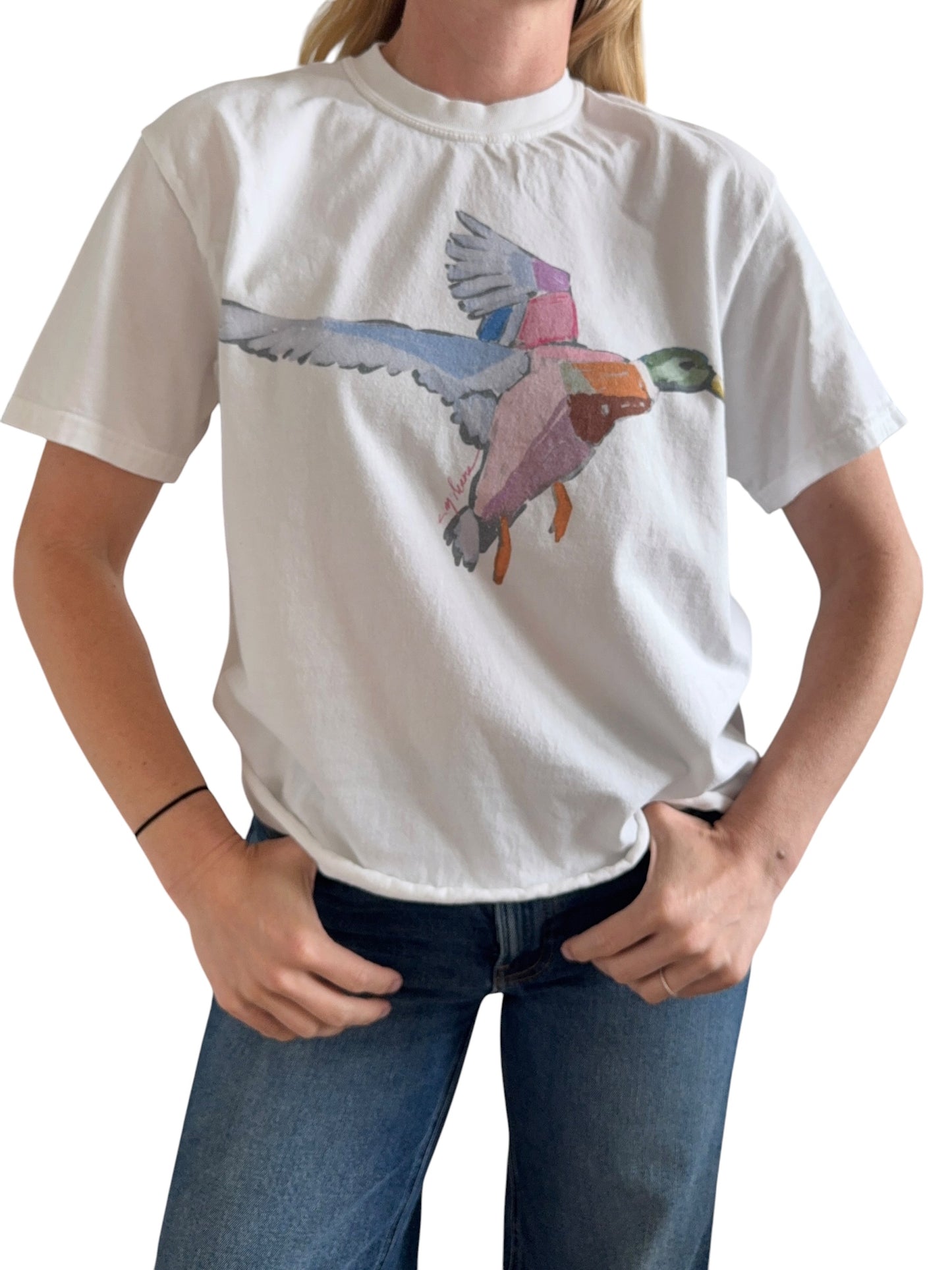 Take Flight Mallard Duck Comfort Color Shirt FINAL SALE
