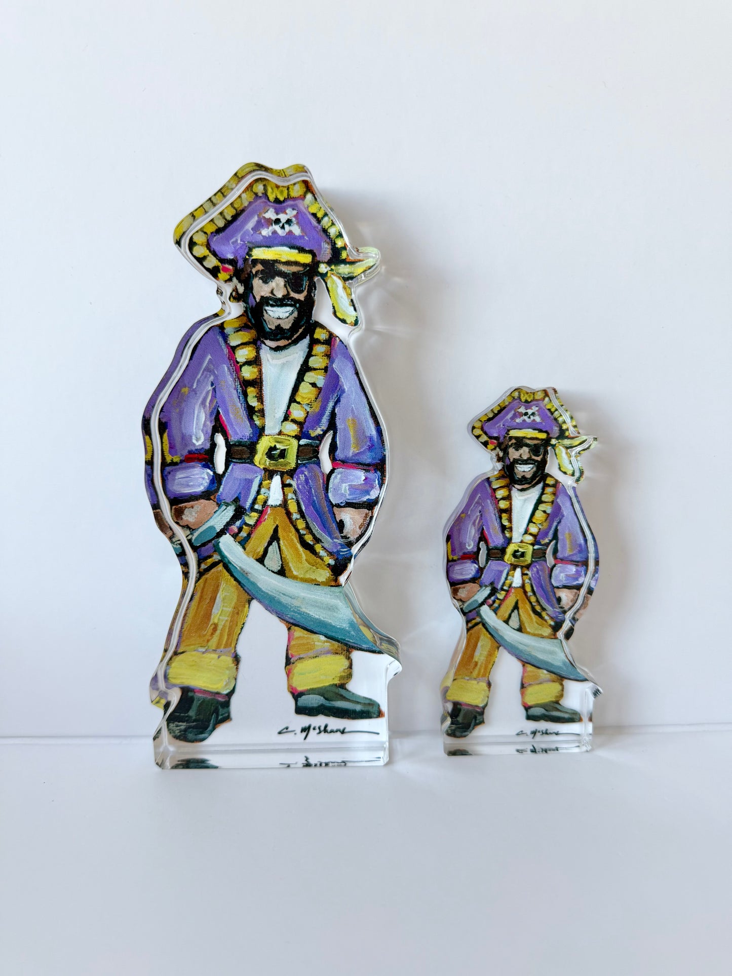 "Pirate" acrylic shelfie