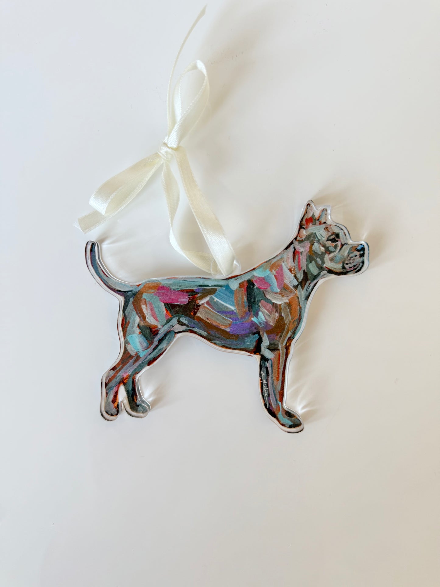 Pitbull Abstract (Ornament)