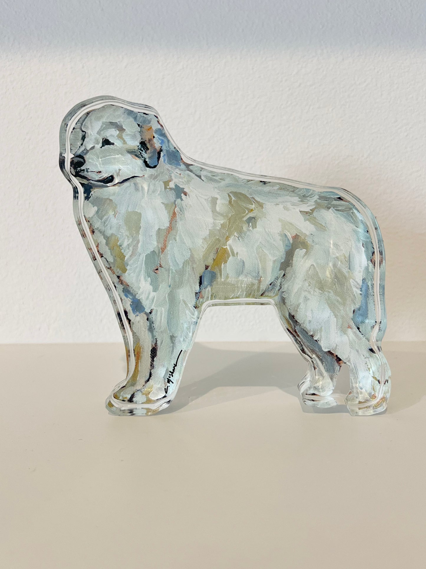 "Great Pyrenees" acrylic