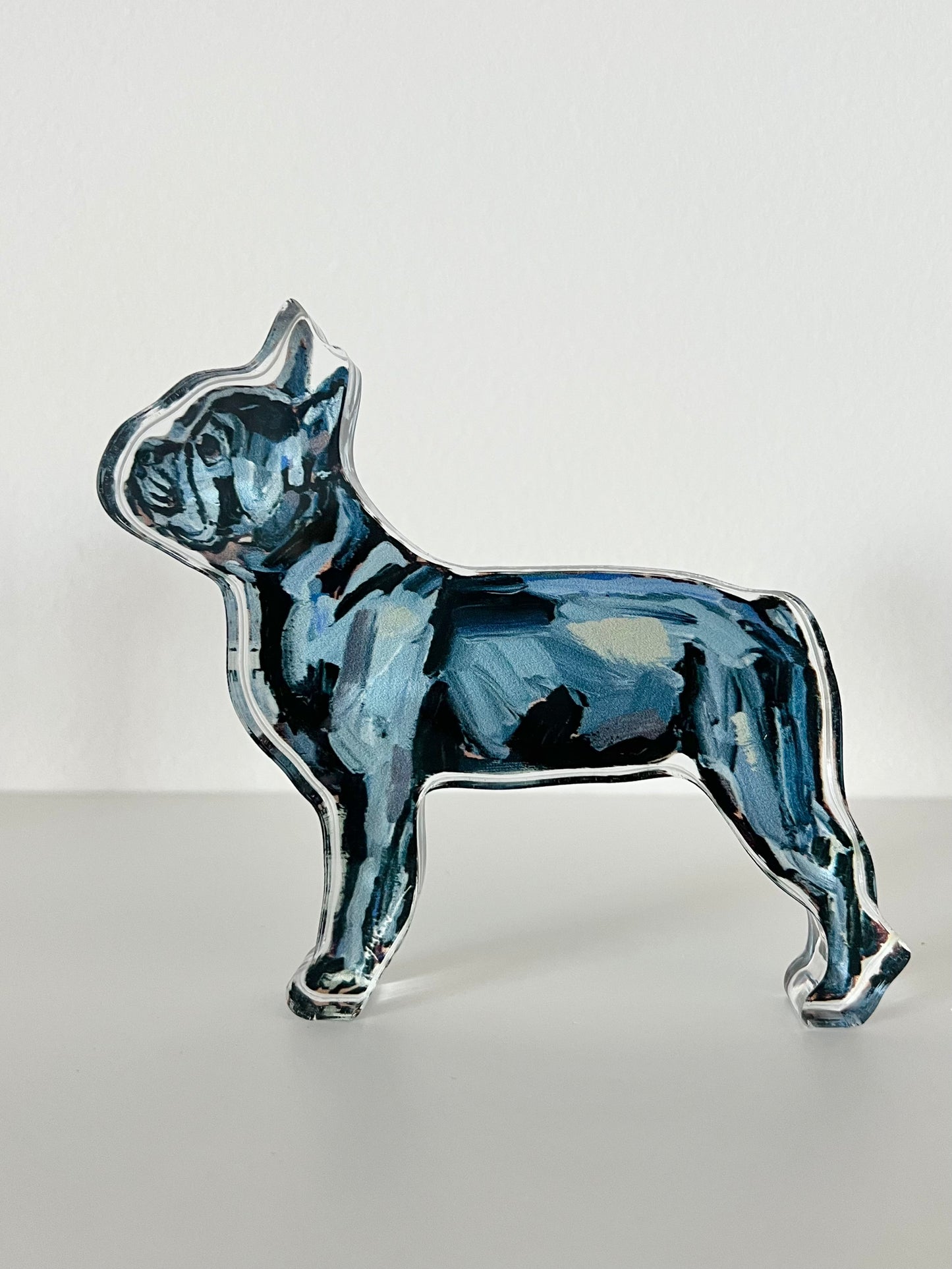 "Frenchie Blue" acrylic