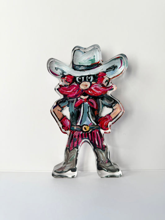 "Raid & Rally" acrylic shelfie