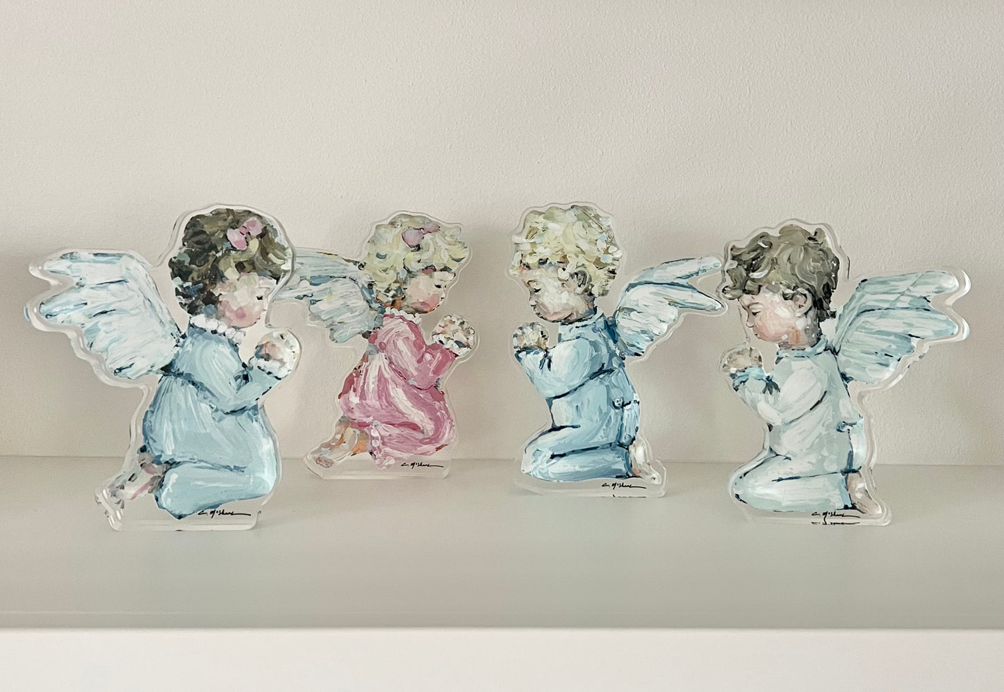 "Tiny Wings IV" acrylic