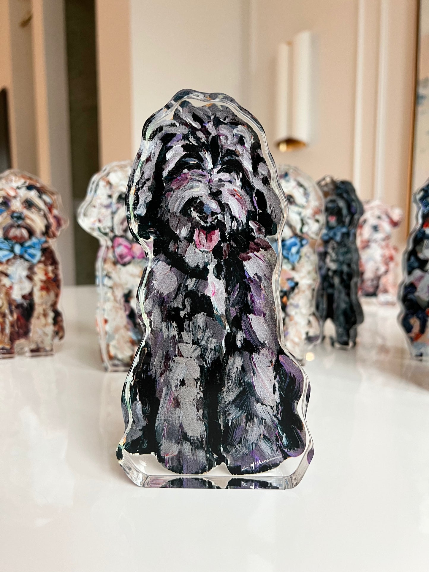 "Goldendoodle Chocolate" acyrlic