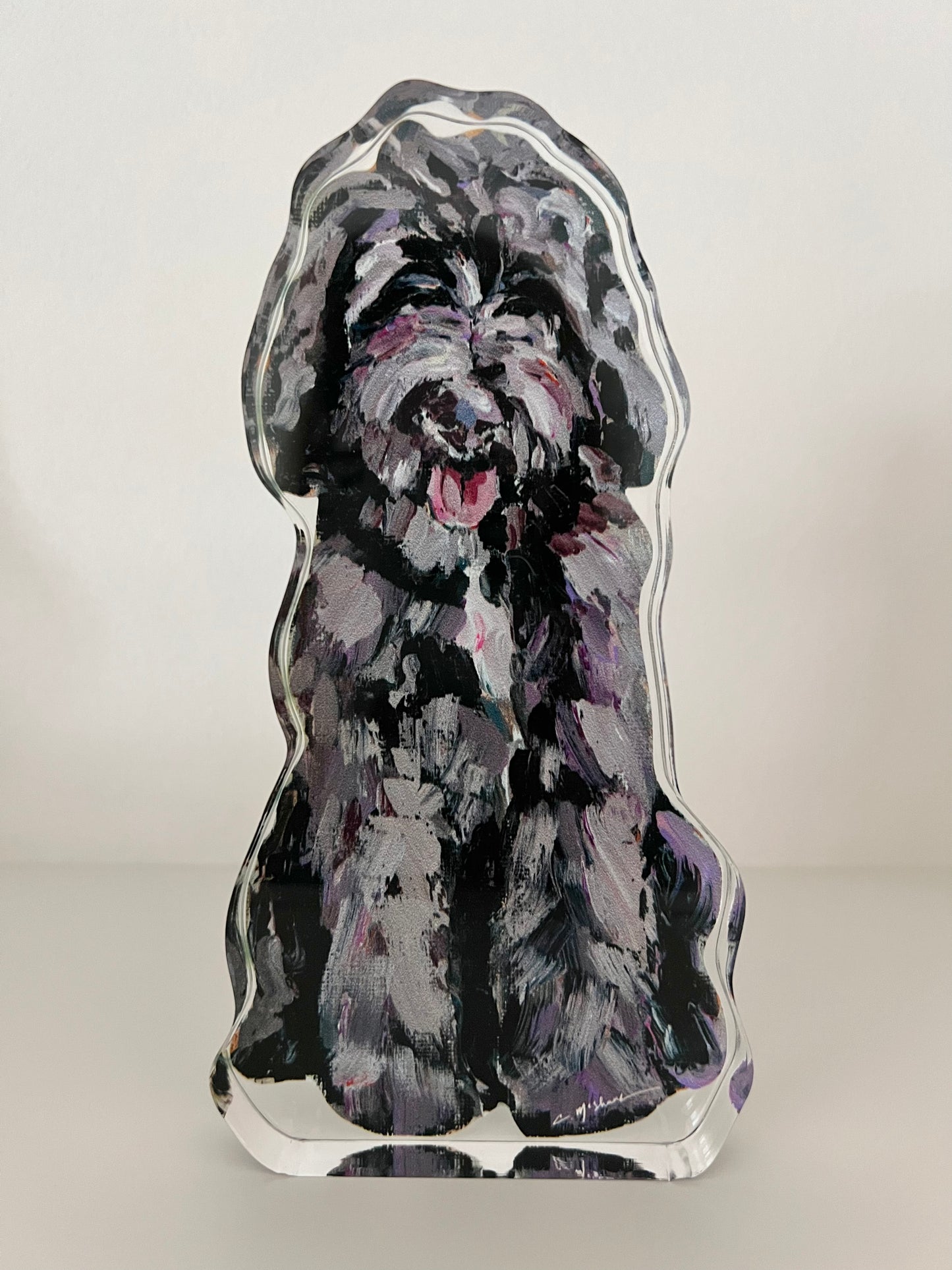 "Goldendoodle Chocolate" acyrlic