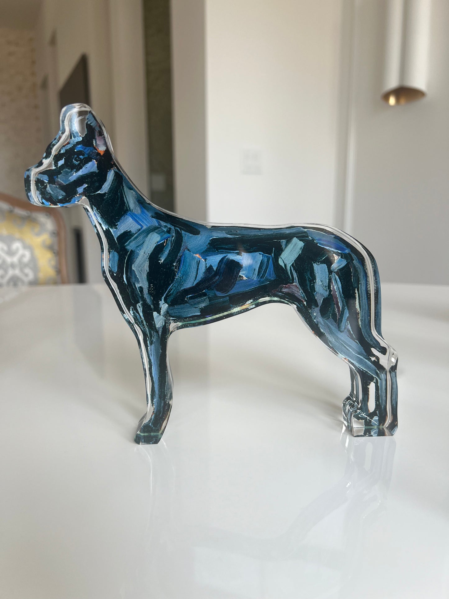 "Great Dane Black" acrylic