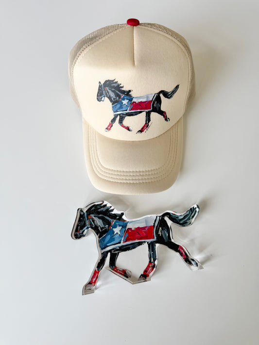 "Mustang" Hat & acrylic pack (Never Released)