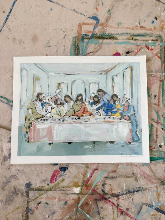 "The Legacy Meal XII" hand signed paper print