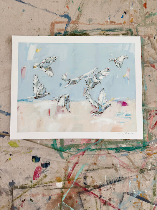 "Peace On Earth" hand signed paper print