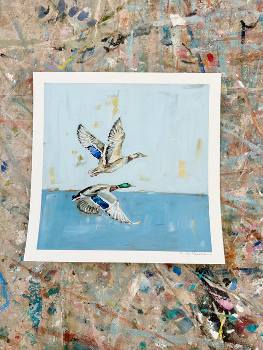 "Soaring High" 12X12 hand signed paper print