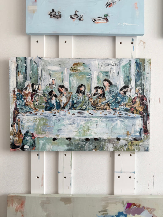 "Legacy Meal I" 36X24 reworked canvas print