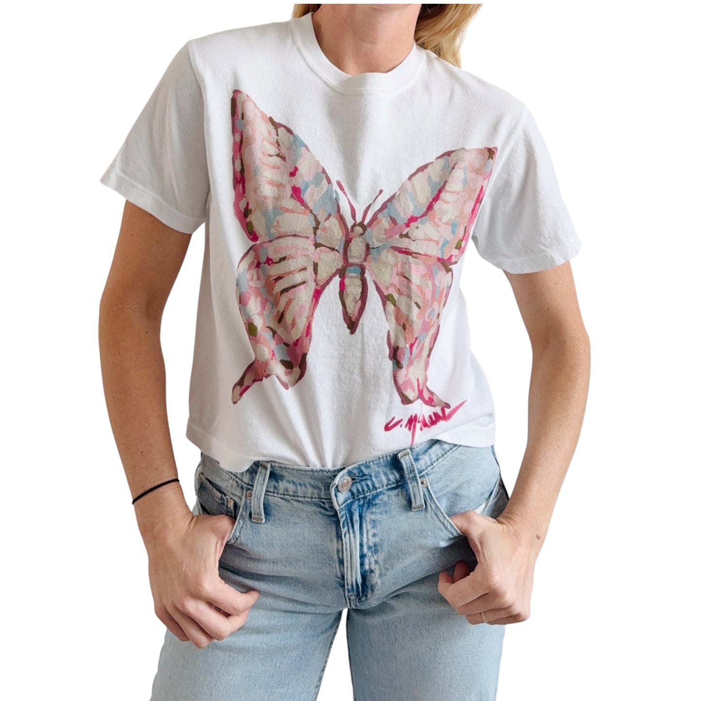 "Butterfly Wishes" Comfort Color Art-T-shirt