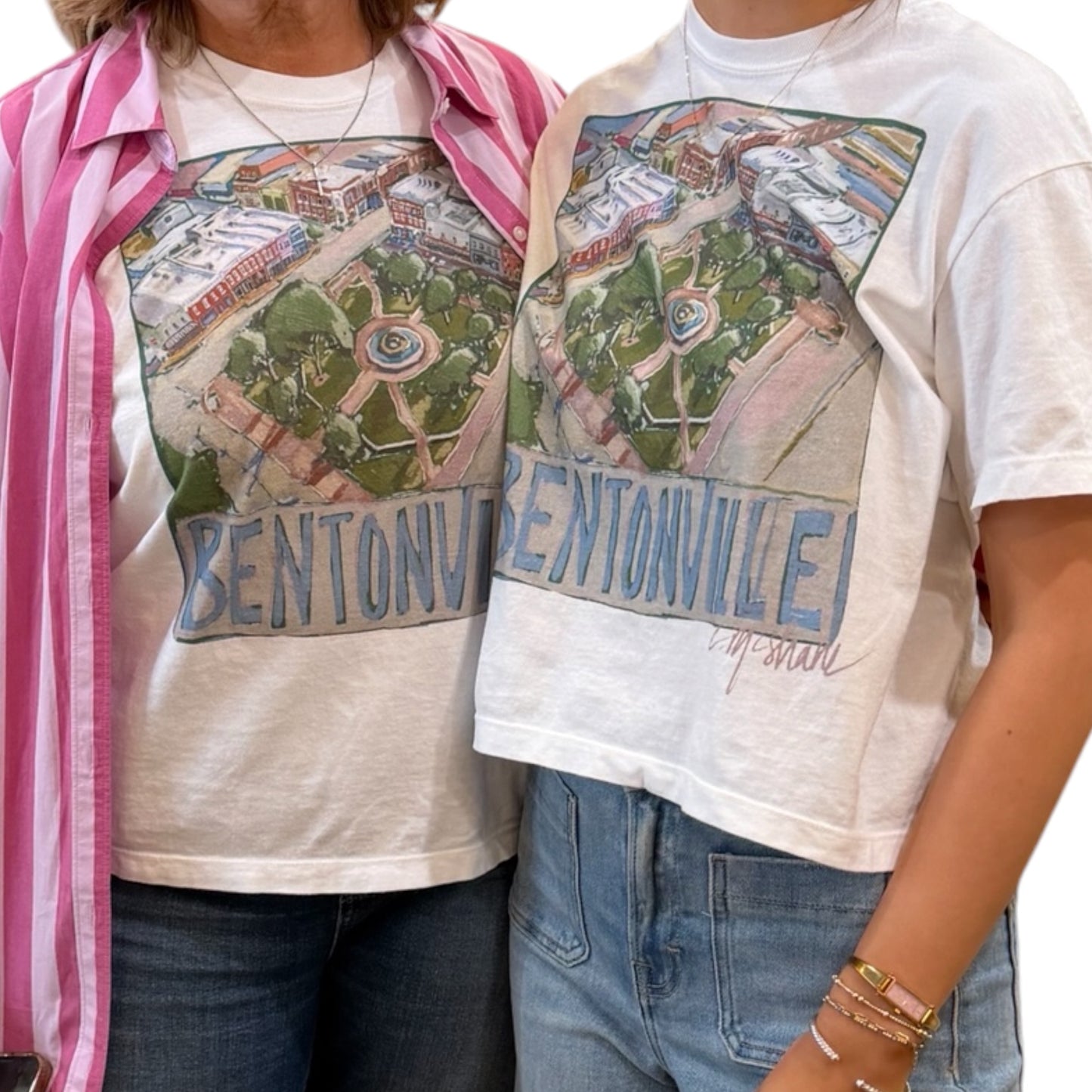 "Downtown Bentonville" Comfort Color Art-T-shirt