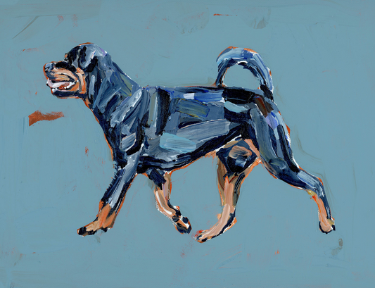 "Rottweiler" on paper