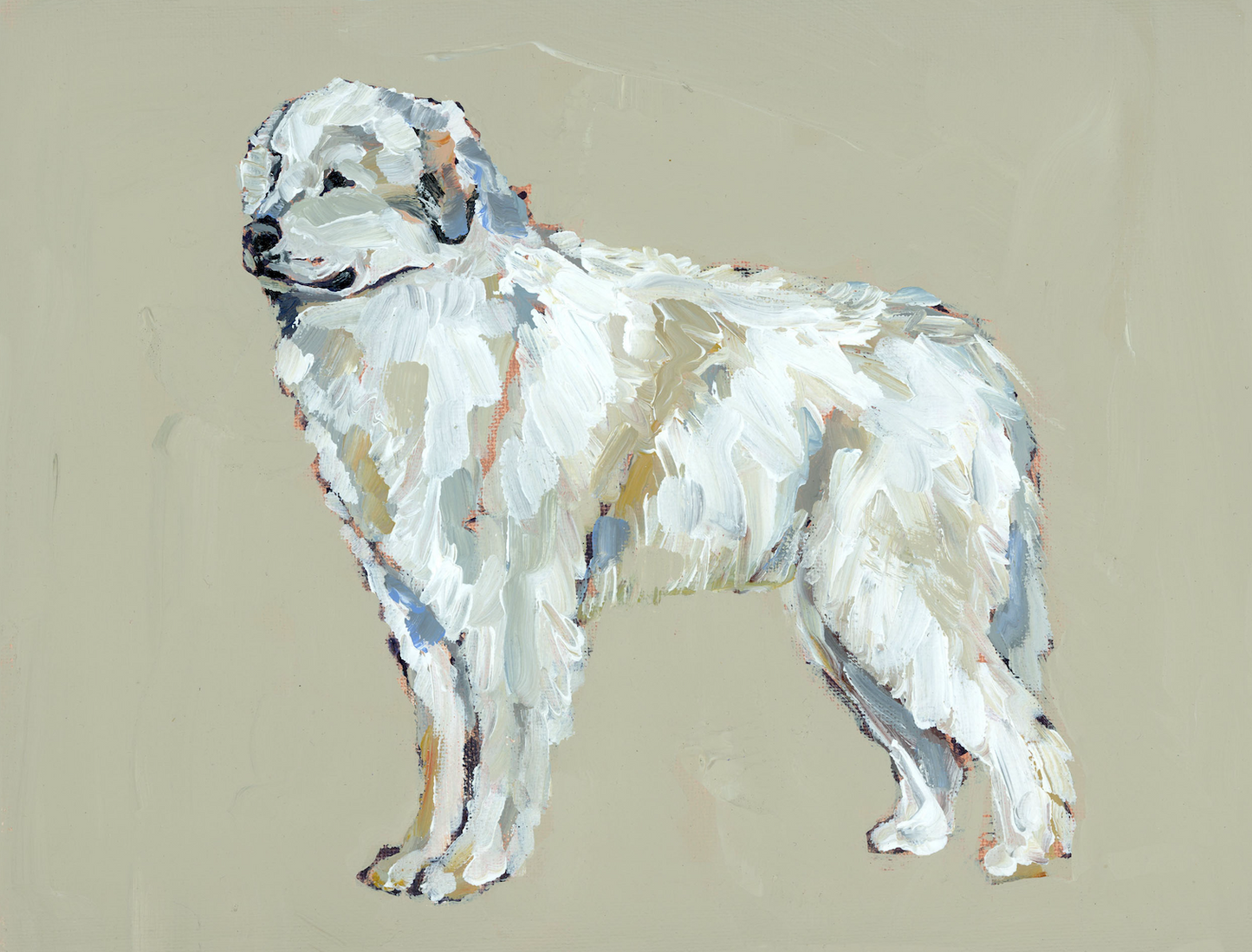 "Great Pyrenees" print