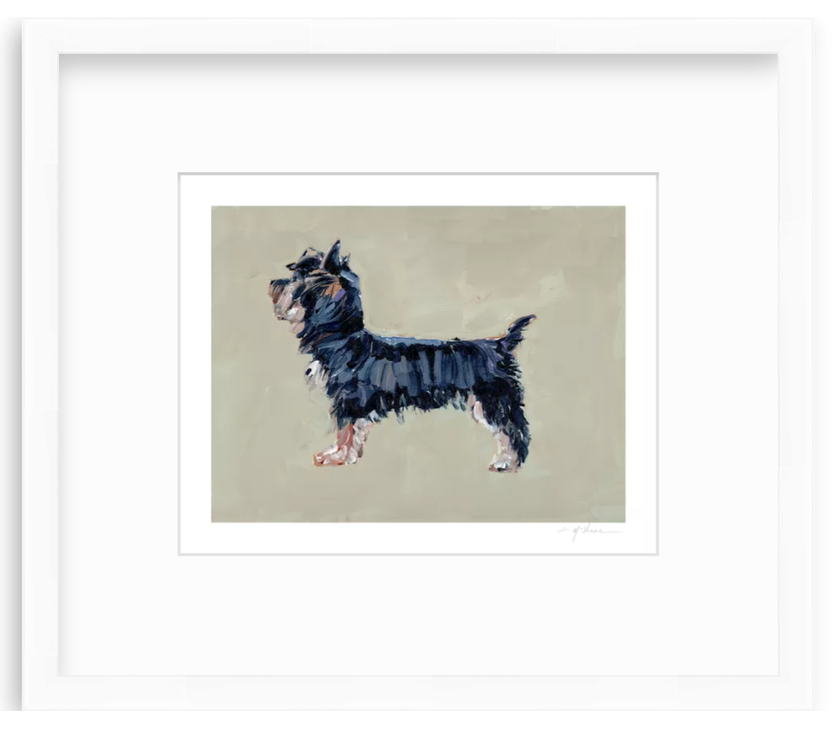 "Yorkie" on paper