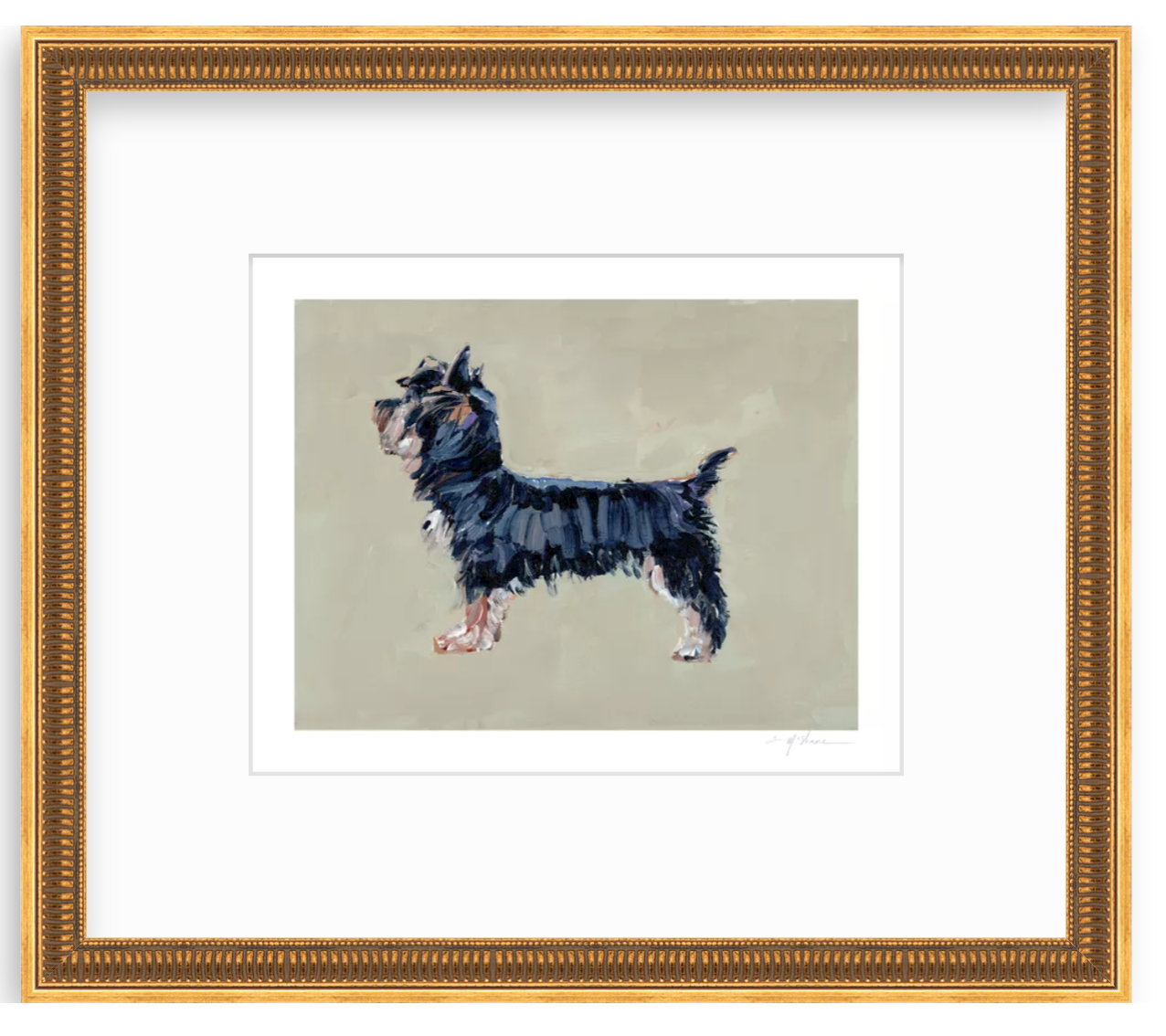 "Yorkie" on paper