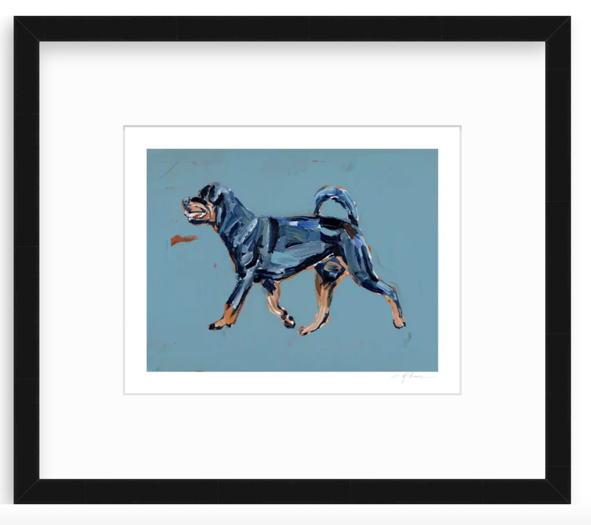 "Rottweiler" on paper