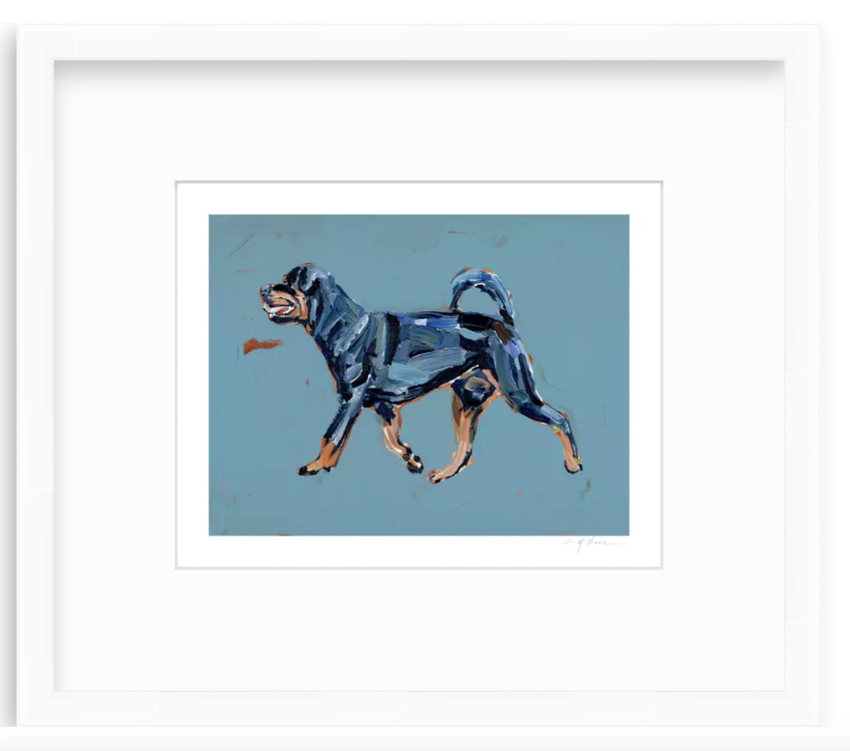 "Rottweiler" on paper
