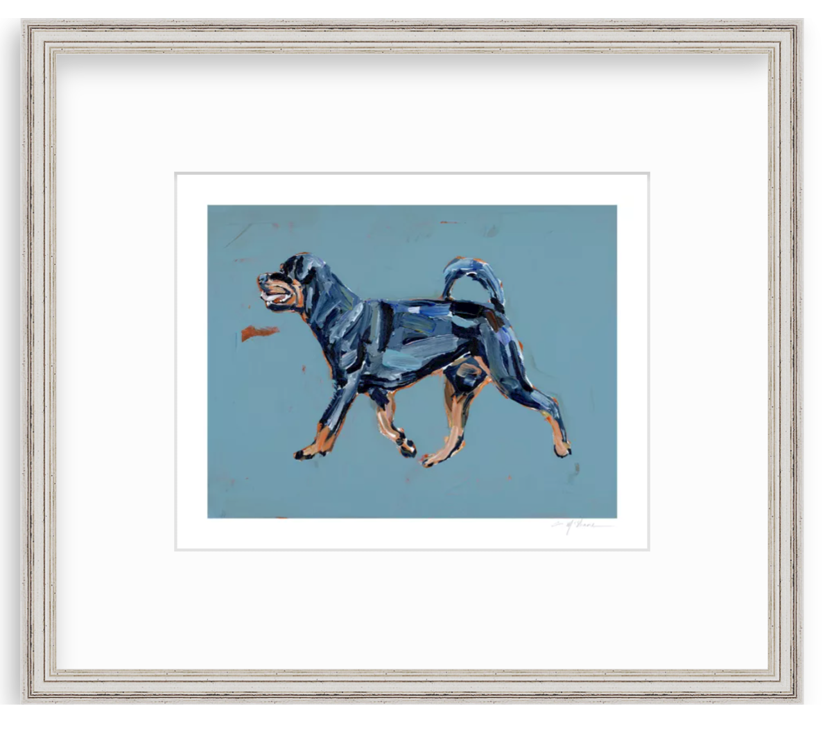 "Rottweiler" on paper