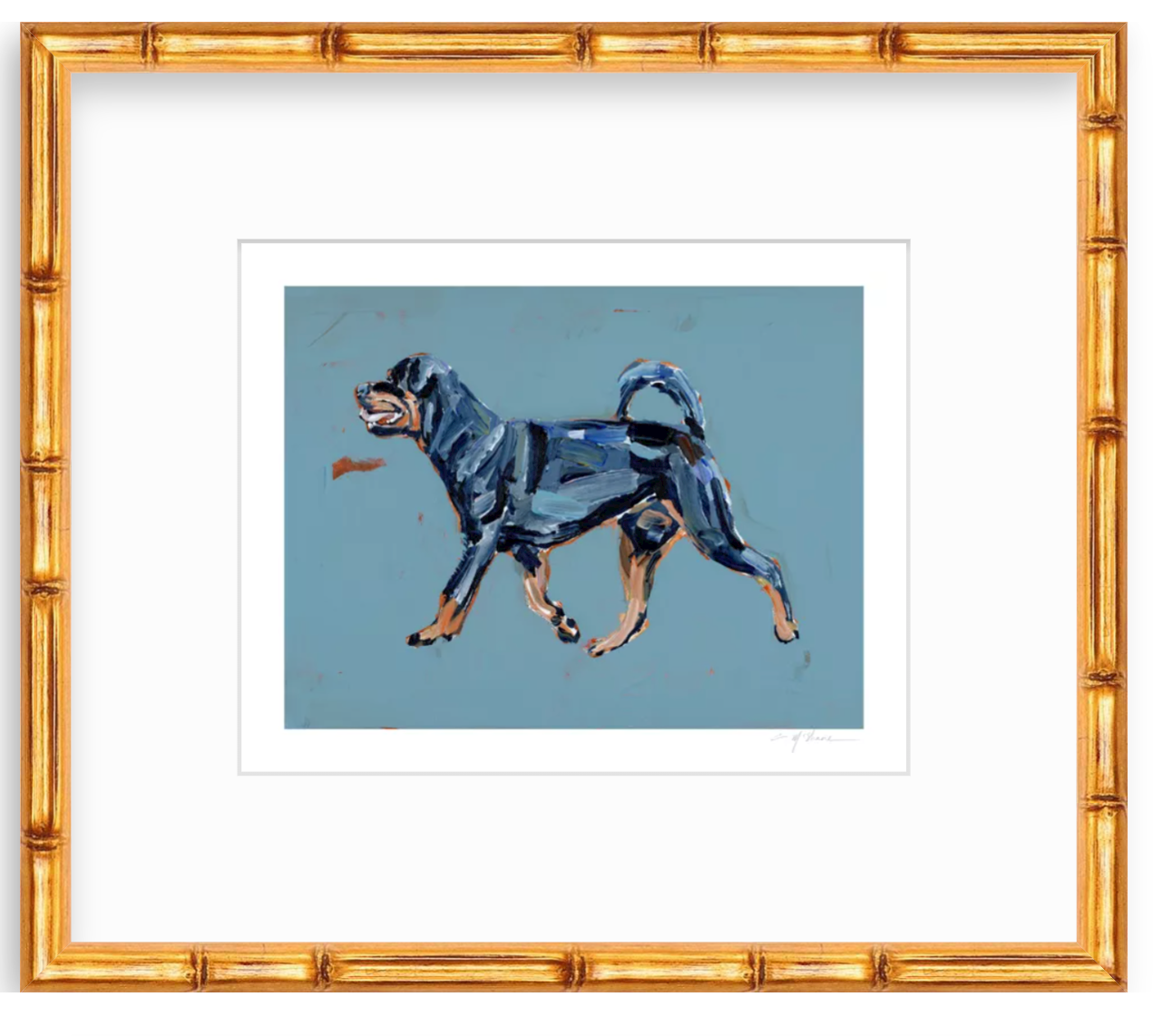 "Rottweiler" on paper