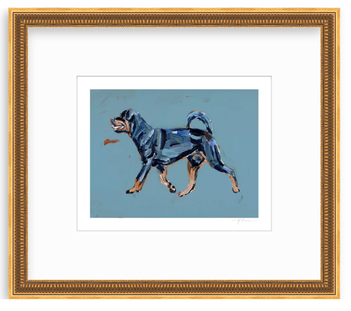 "Rottweiler" on paper
