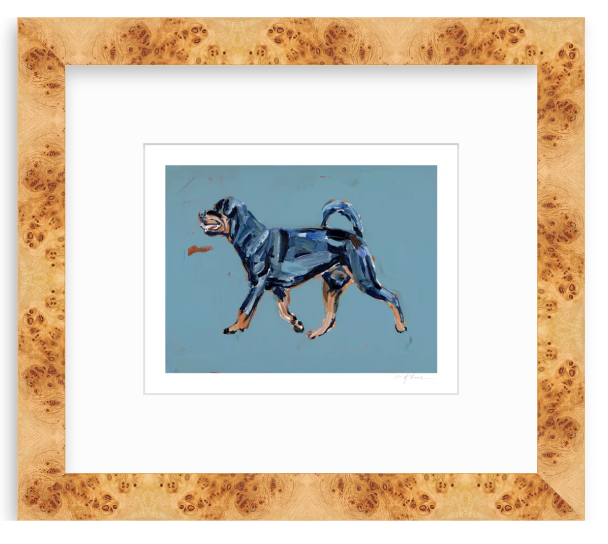 "Rottweiler" on paper