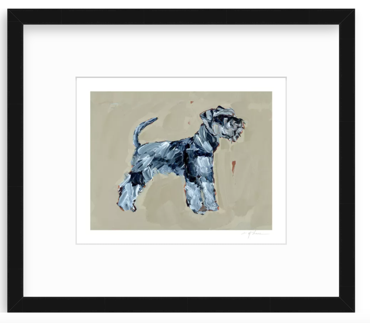 "Schnauzer" on paper