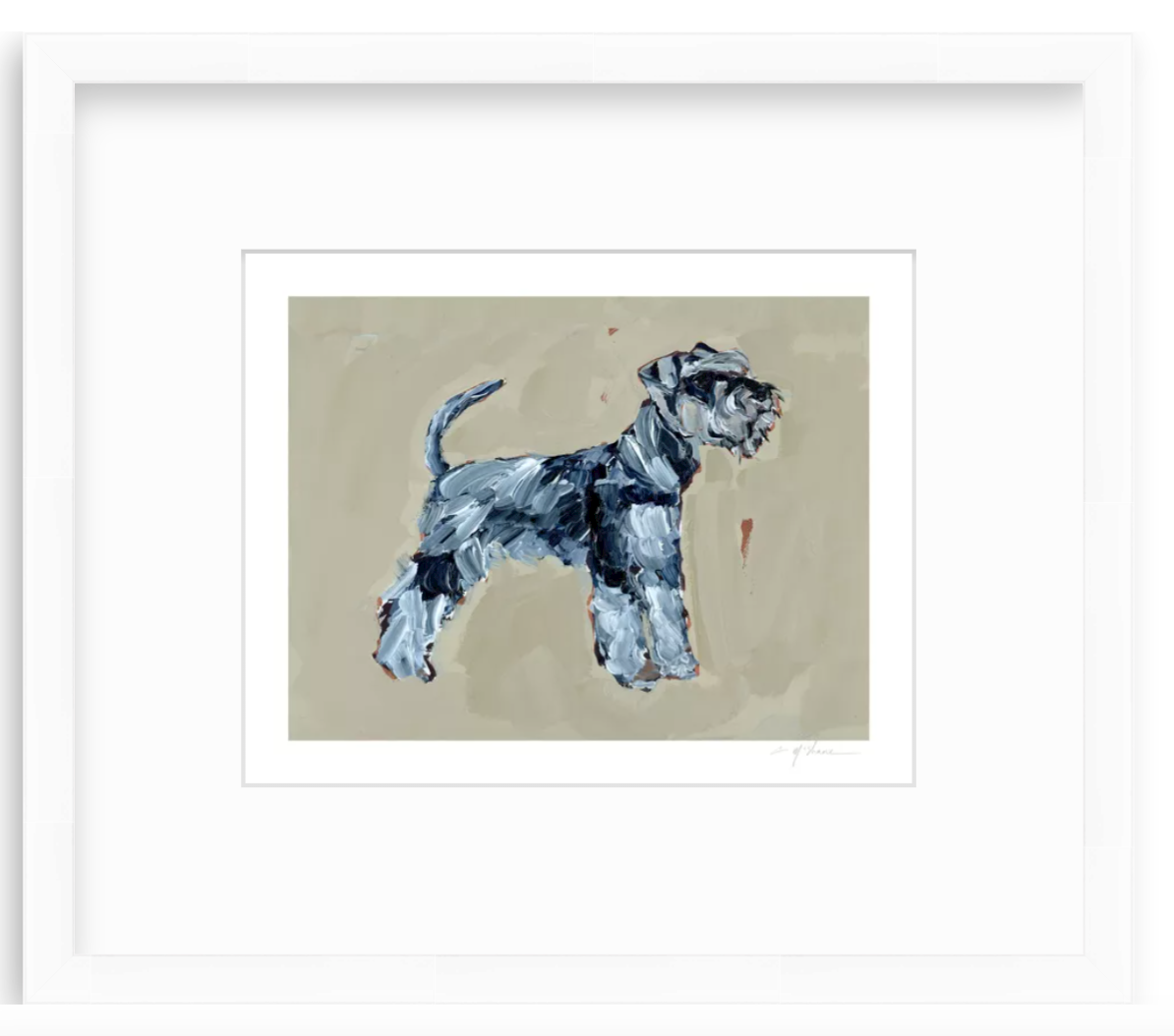 "Schnauzer" on paper