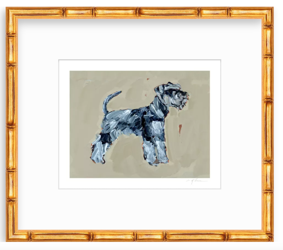 "Schnauzer" on paper