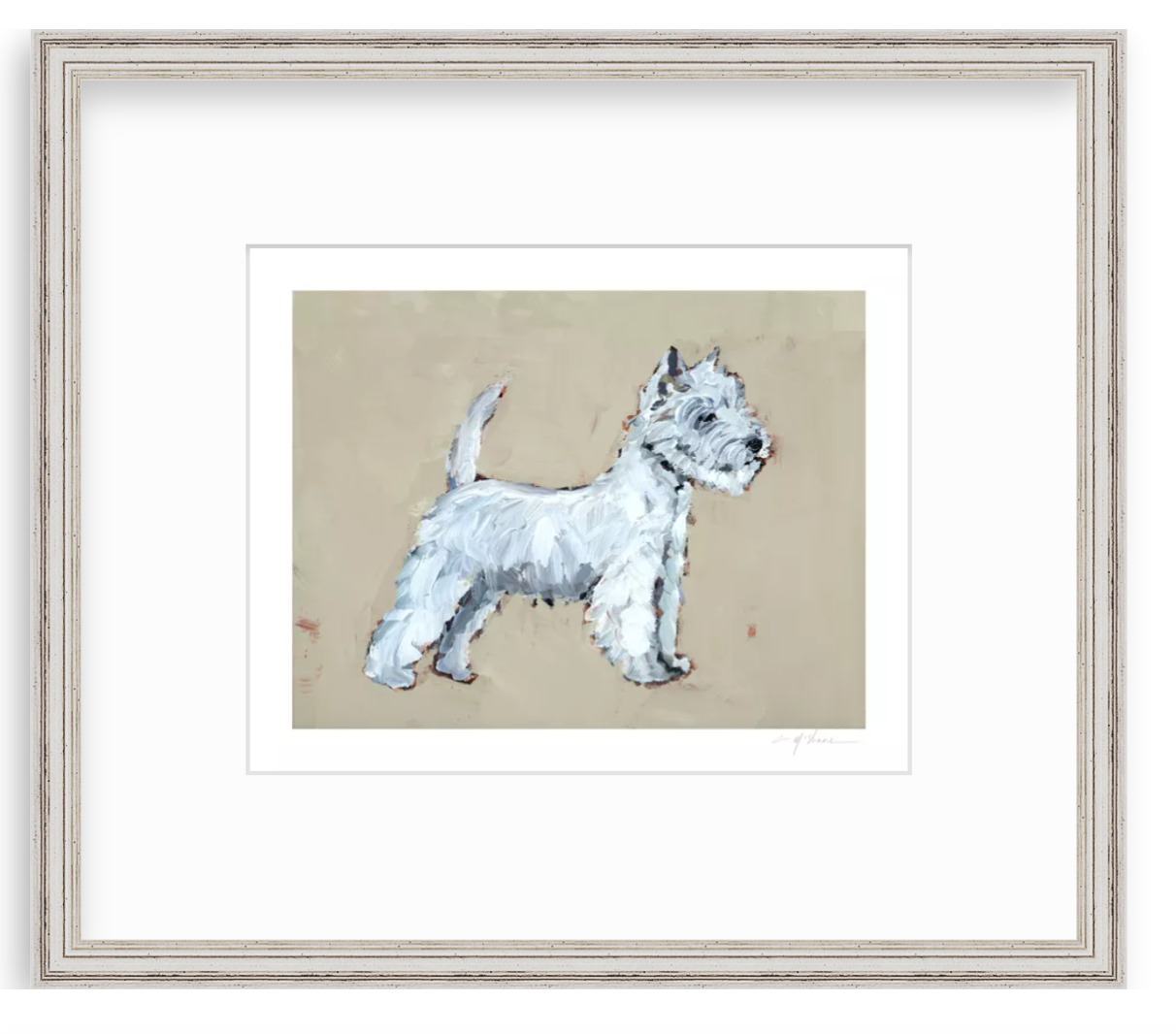 "Westie" on paper