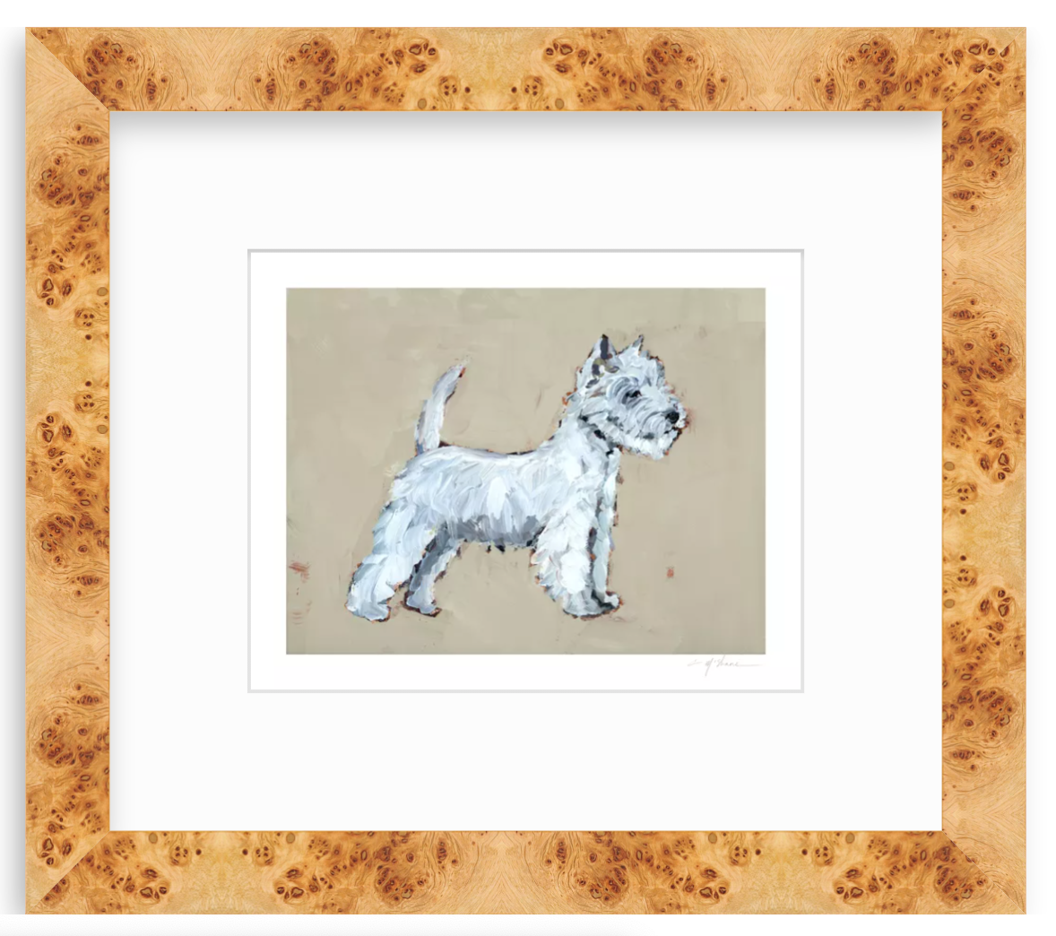 "Westie" on paper