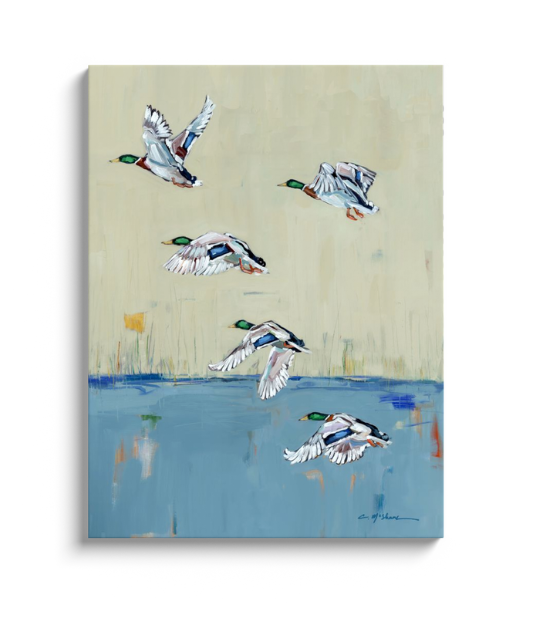 "Duck Calls" on canvas
