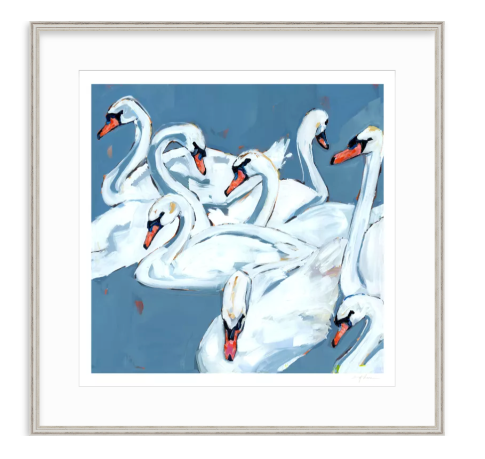 "Swan Lake" on paper
