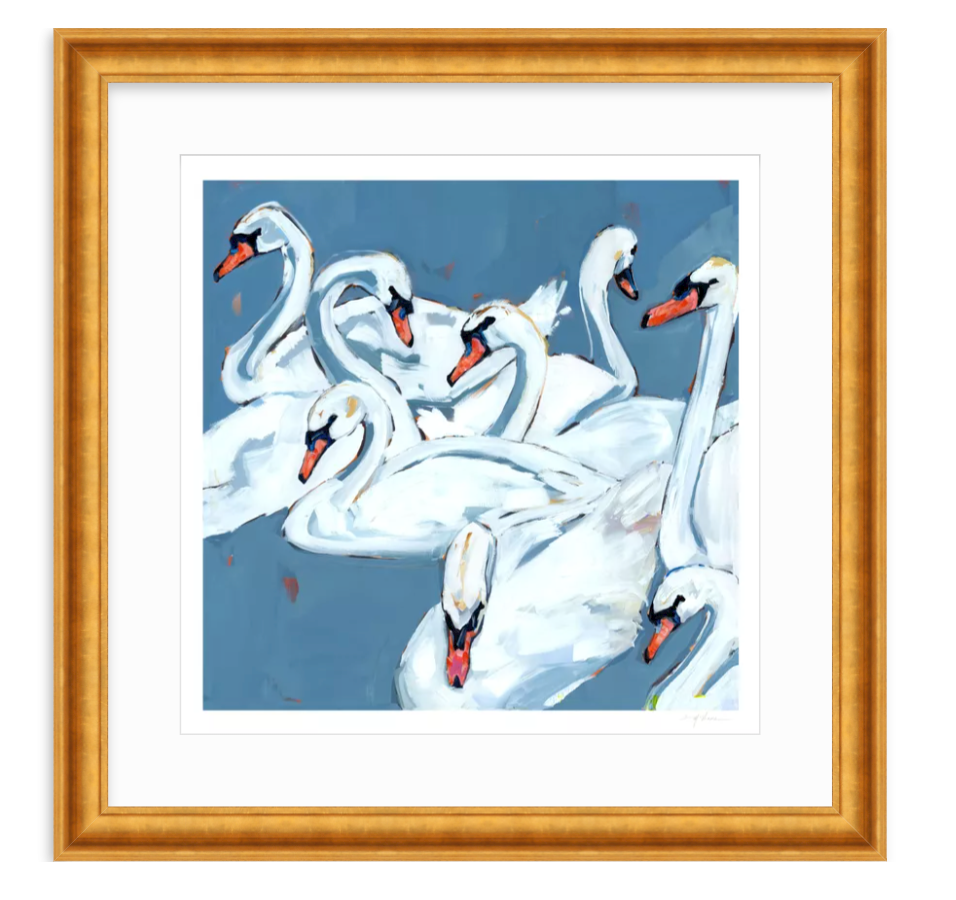 "Swan Lake" on paper