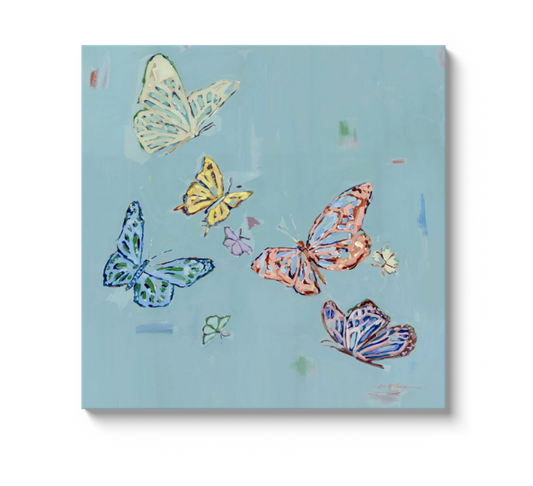 "Butterfly Love" on canvas