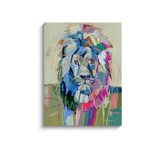 "The Noble Lion" on canvas