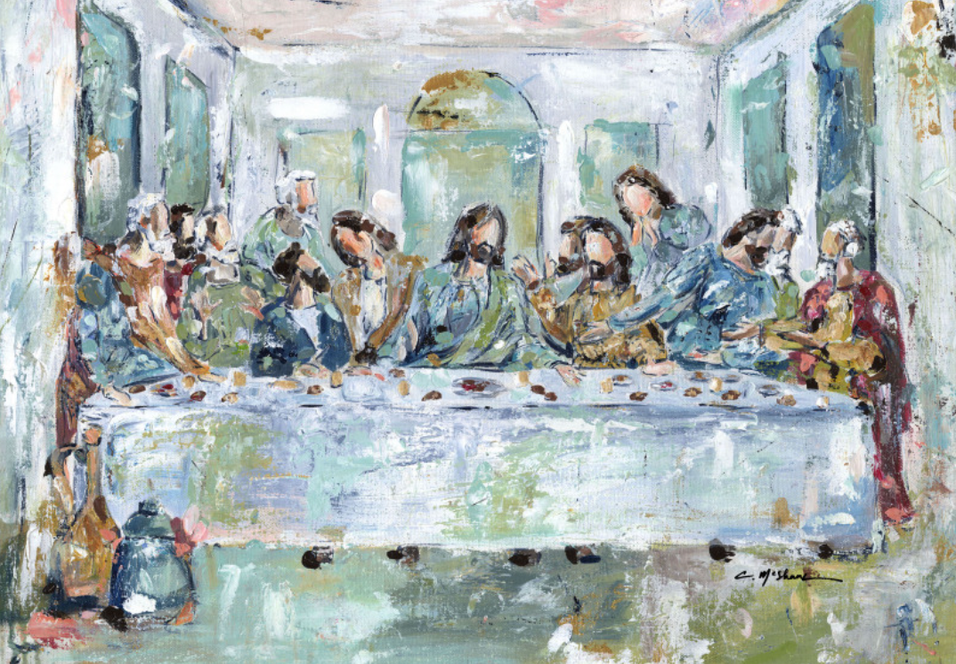 "Legacy Meal I" on canvas