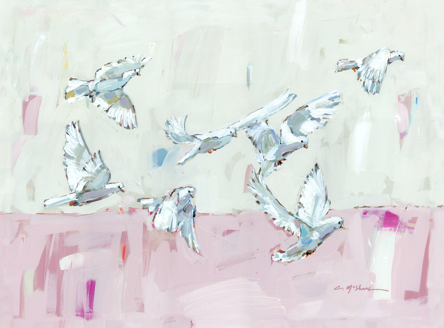 "Peace On Earth I" on canvas