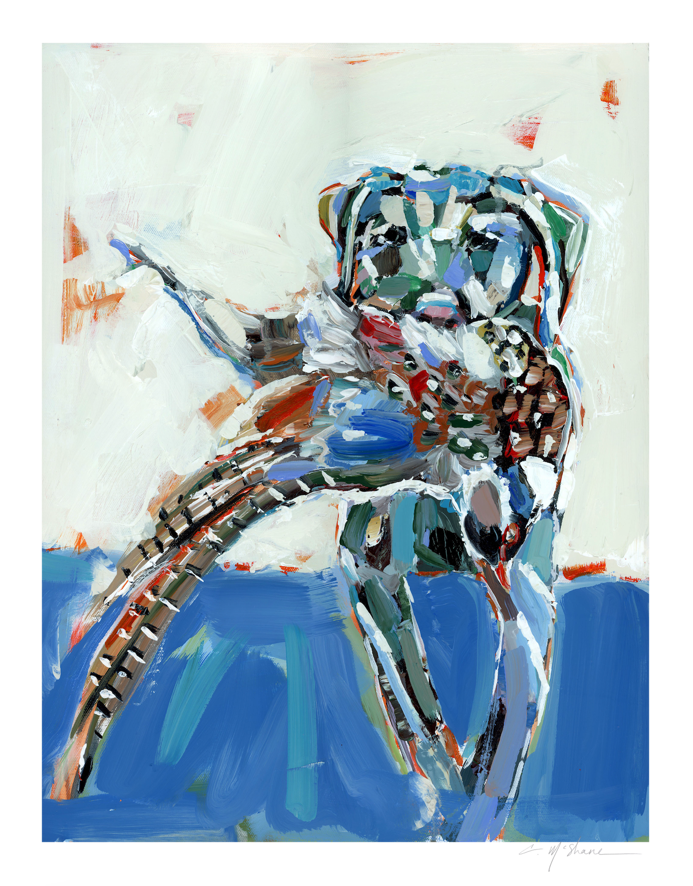 "Bird Dog" on paper