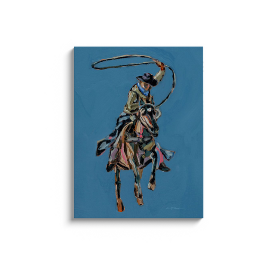 "Rodeo Roper" on canvas