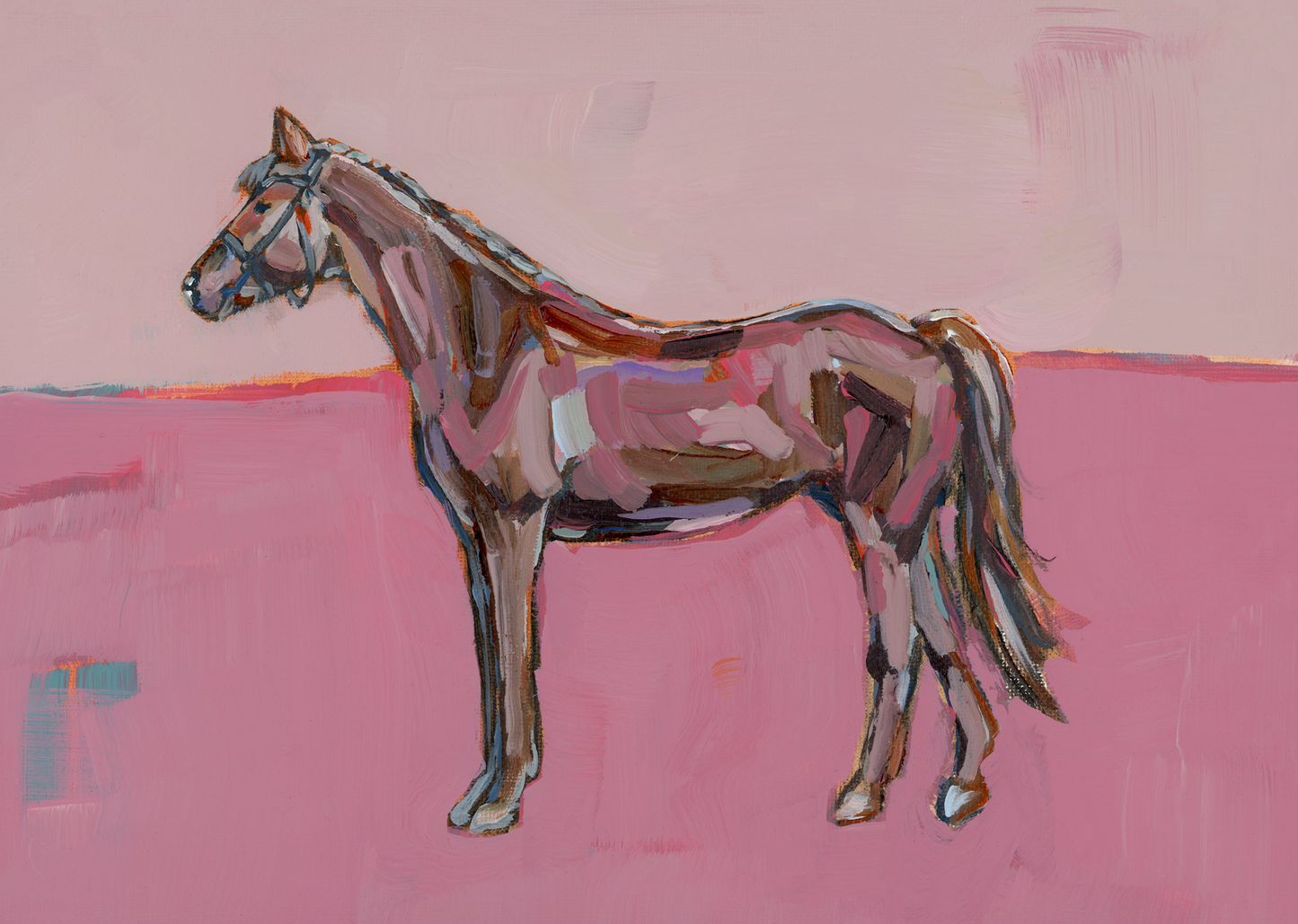 "Rose In the Dust" on canvas