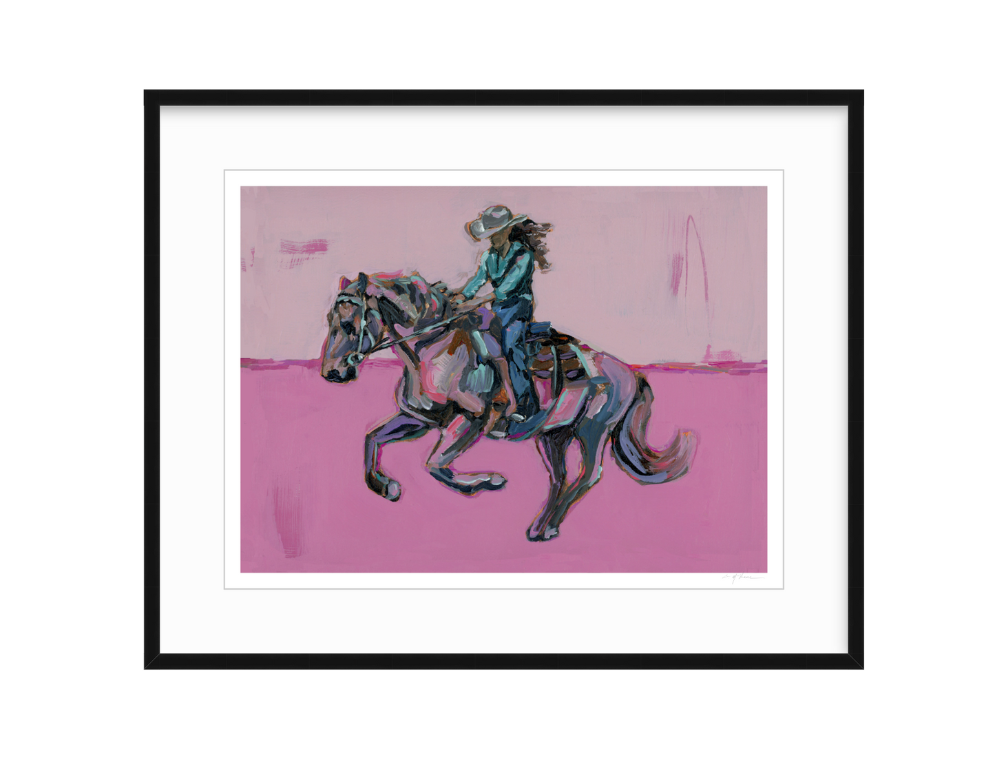 "Cowgirl Soul" on paper