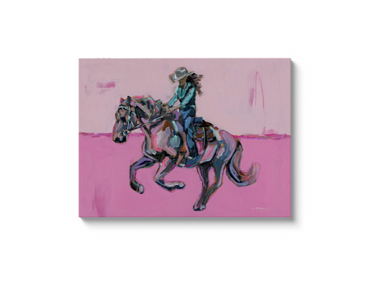 "Cowgirl Soul" on canvas