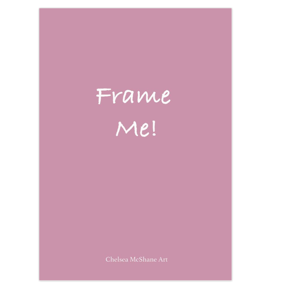 "Jay Girl" framable card